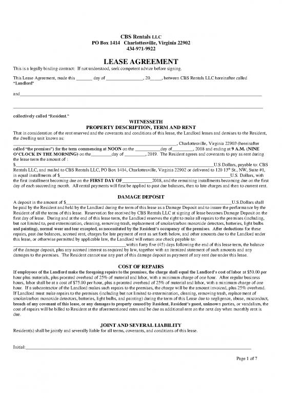 picture Lease Agreement Template 202535 | Doc 170831 014754 4386