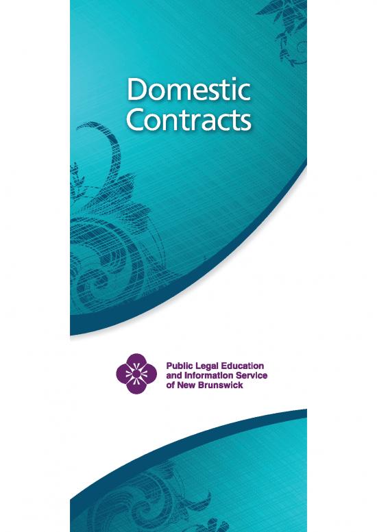 picture Agreement Contract Sample 203152 | Domestic Contracts En