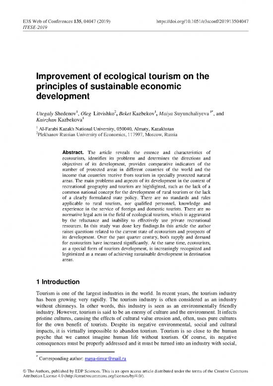 picture Tourism Pdf 201149 | E3sconf Itese18 04047