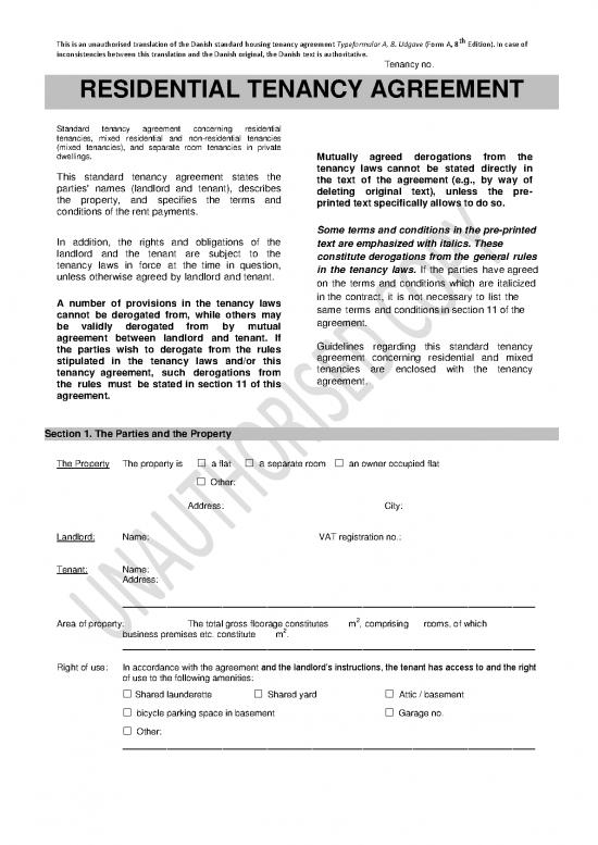 picture Tenant Agreement Template 202442 | Eng Gullestrup  Double      Ny Version