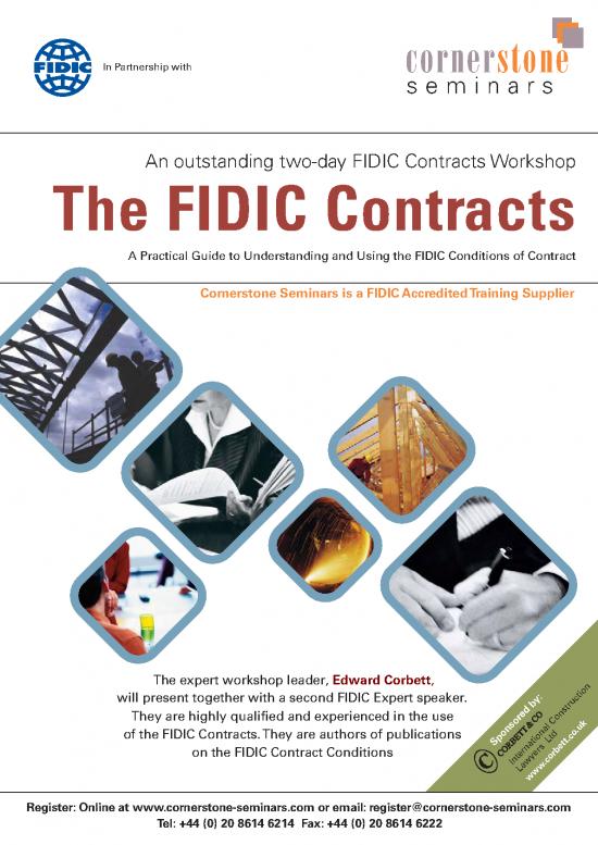 picture Contracts Pdf 202620 | Fidic Contracts Master 2019