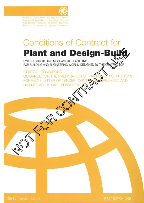 picture1_Agreement Contract Sample 201601 | Fidic Db Yellow Book