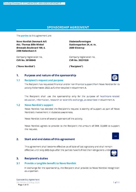 picture Agreement Sample 201496 | Folkemode 22 Novo