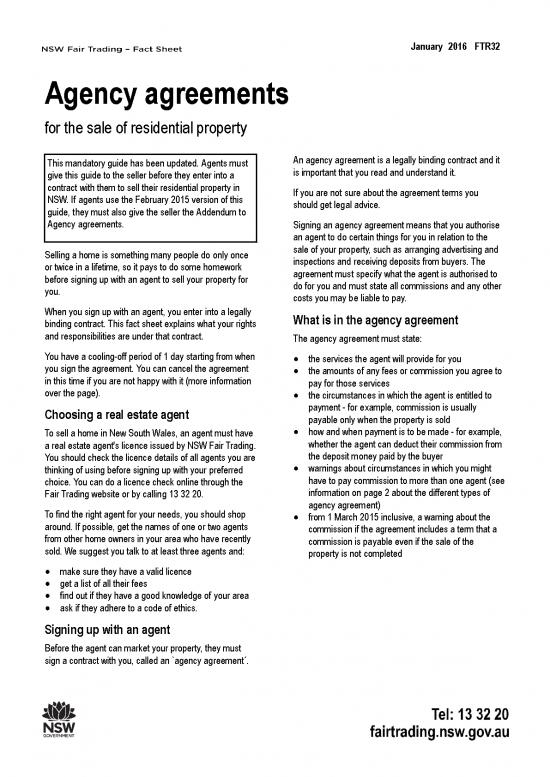 picture Agreement Contract Sample 202770 | Ftr32 Agency Agreements