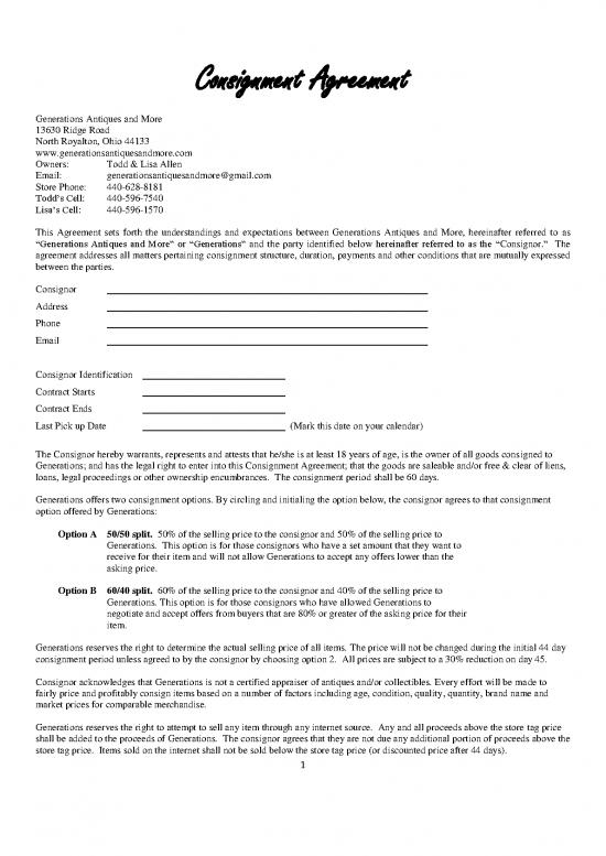picture1_Agreement Contract Sample 202850 | Generations Consignment Agreement