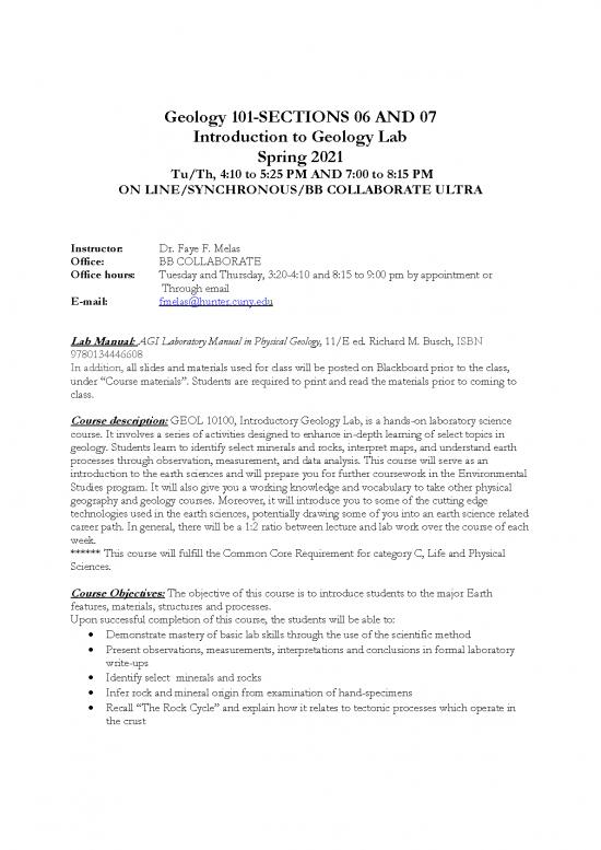 picture Geology Pdf 200858 | Geol 101 Sec06 And 07 Spring 2021 Melas