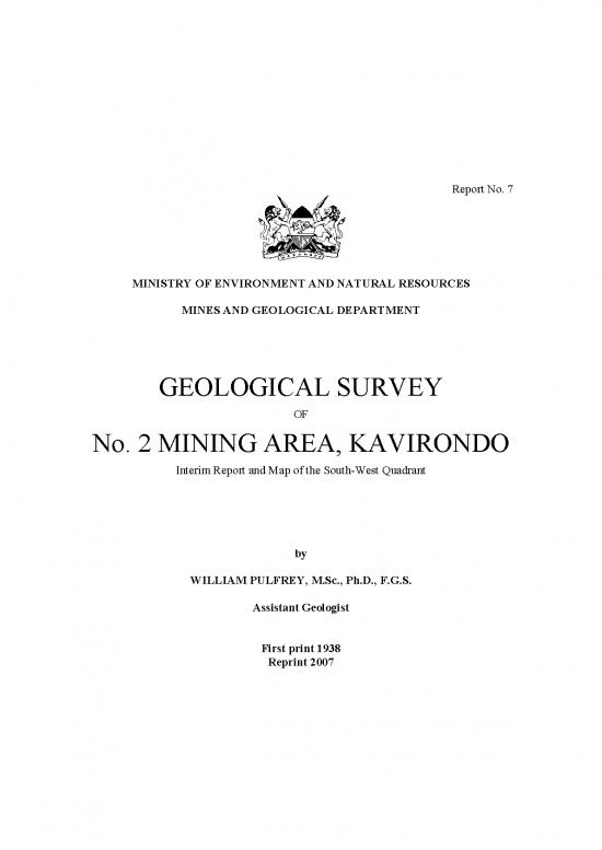 picture1_Geological Survey Of No 2 Mining Area Areakavirondo