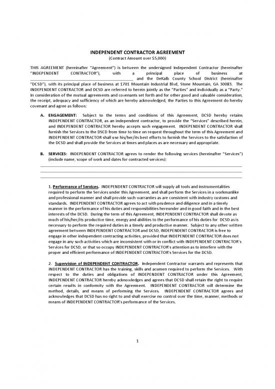 picture1_Agreement Contract Sample 202674 | Ica Long Form