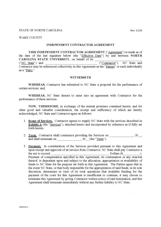 picture Agreement Sample 201679 | Independent Contractor Agreement N0001026 3xc1d49 12 14 2020