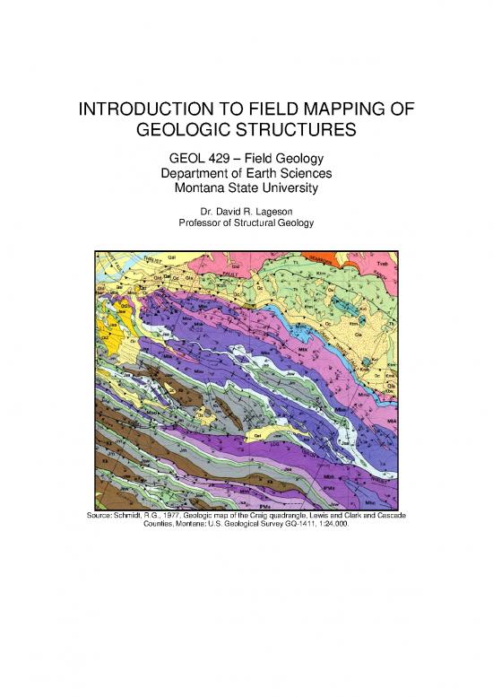 picture Geology Pdf 200911 | Intro Field Mapping Lageson
