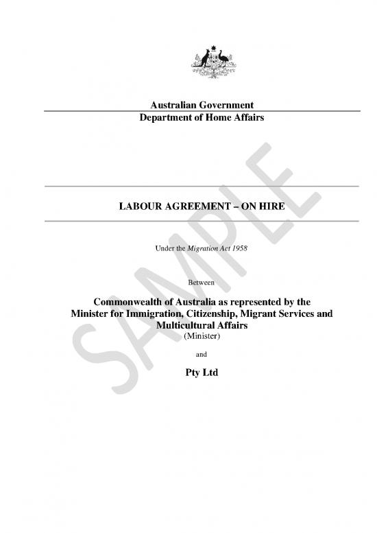picture1_Agreement Sample 201767 | Labour Agreement Template On Hire Industry