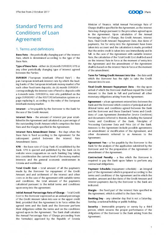 picture Agreement Sample 202614 | Laenulepingu Tingimused Eng