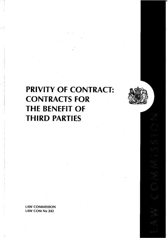 picture1_Contracts Pdf 203129 | Lc242 Privity Of Contract Contracts For The Benefit Of Third Parties