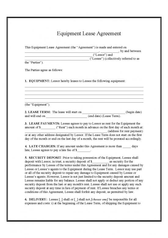 picture_Lease Agreement Template 203116 | Lease Agreement