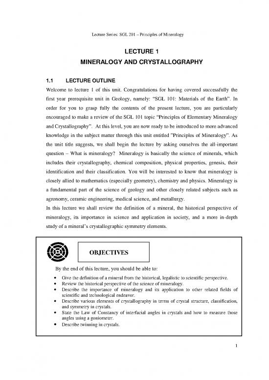 picture1_Geology Pdf 200732 | Lecture 1  Mineralogy And Crystallography 3 Review