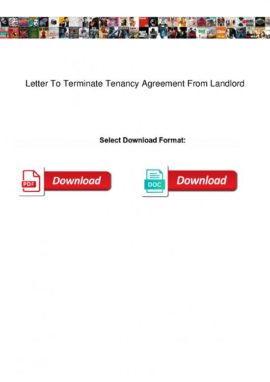 picture Lease Agreement Template 202985 | Letter To Terminate Tenancy Agreement From Landlord