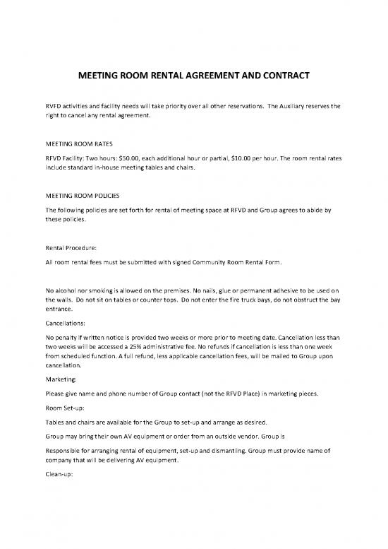 picture Agreement Contract Sample 202103 | Meeting Room Rental Agreement And Contract