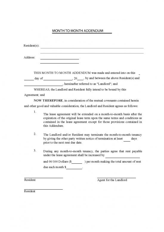 picture1_Lease Agreement Template 201649 | Month To Month Addendum