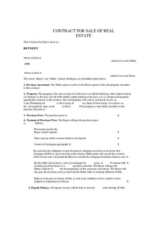 picture1_Agreement Contract Sample 202999 | Newjerseycontractofsale
