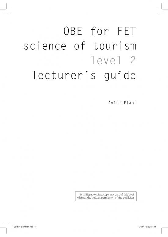 picture1_Tourism Pdf 201097 | Obe For Fet Colleges Science Of Tourism L2 Lg