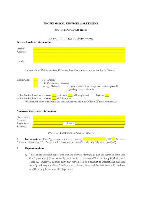 picture1_Agreement Sample 202411 | Psa Work Made For Hire