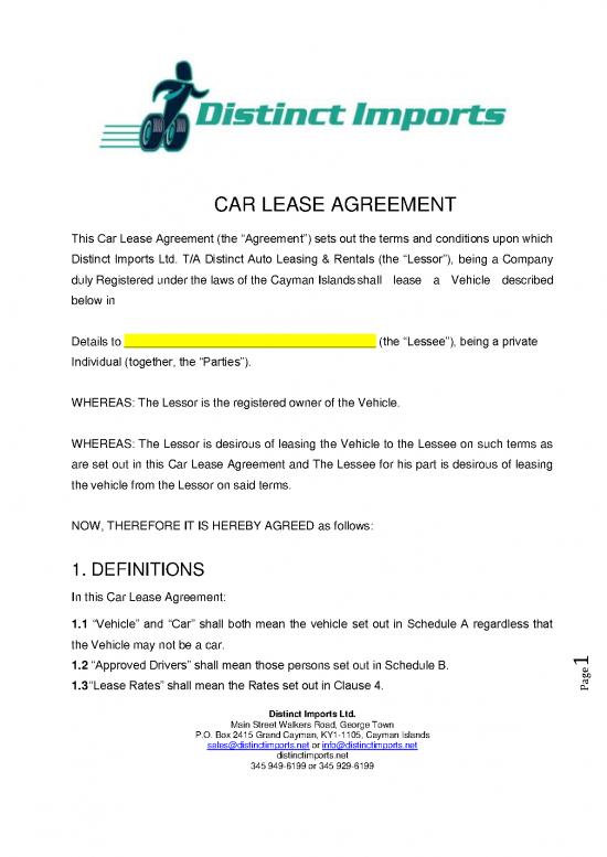 picture Lease Agreement Template 201504 | Quick Download Lease Agreement