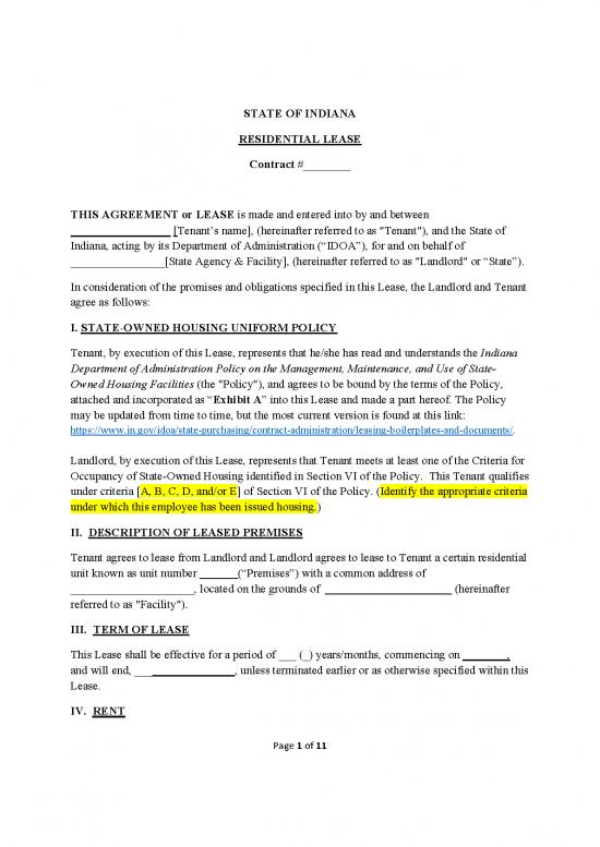 picture Lease Agreement Template 203002 | Realestate Leaseforhousing