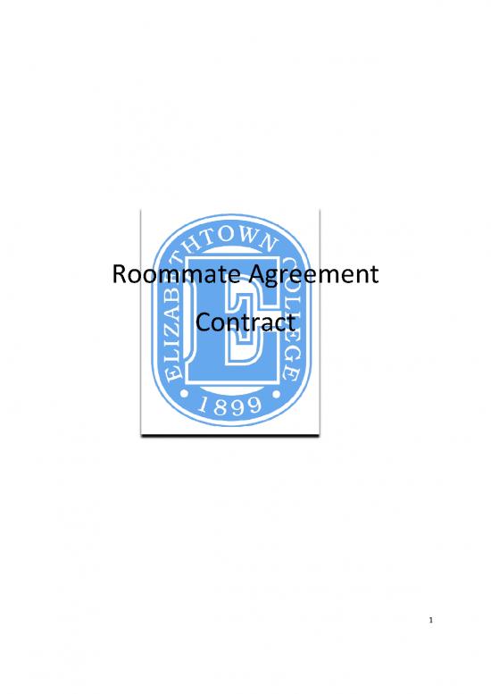 picture1_Rental Agreement Pdf 201709 | Roommate Agreement