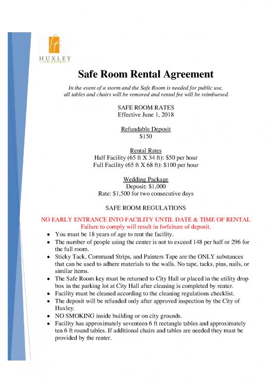 picture Rental Agreement Pdf 201732 | Safe Room Rental Agreement 2018