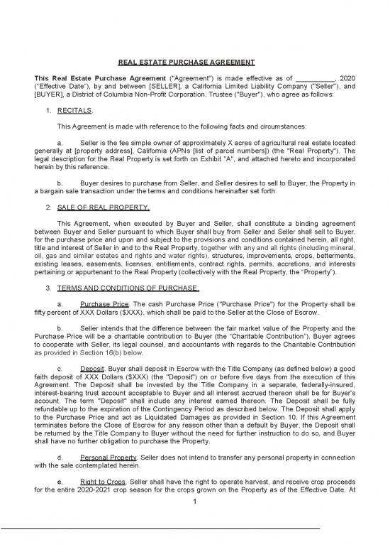 picture Agreement Sample 201615 | Sample Purchase And Sale Agreement