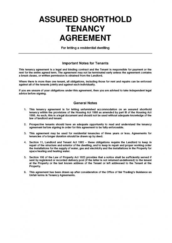 picture1_Agreement Contract Sample 202662 | Sample Tenancyagreement