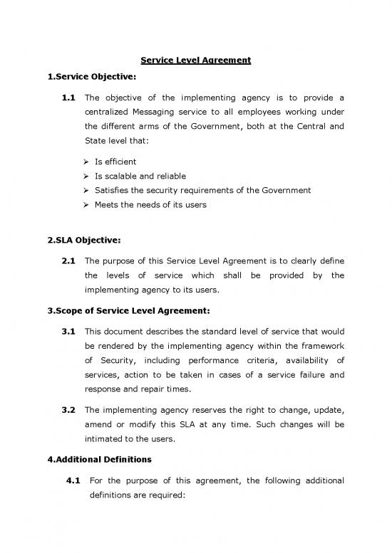 picture1_Agreement Sample 201569 | Service Level Agreement