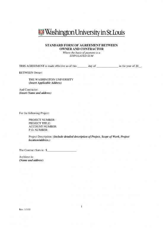 picture1_Agreement Contract Sample 201607 | Standard Form Of Agreement Between Owner And Contractor Stipulated Sum