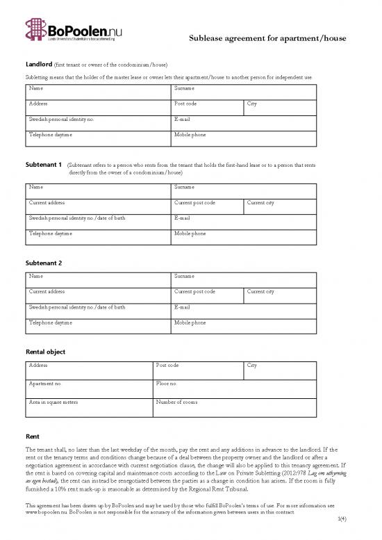 picture1_Lease Agreement Template 201345 | Sublease Agreement For Apartment House Bopoolen 2020