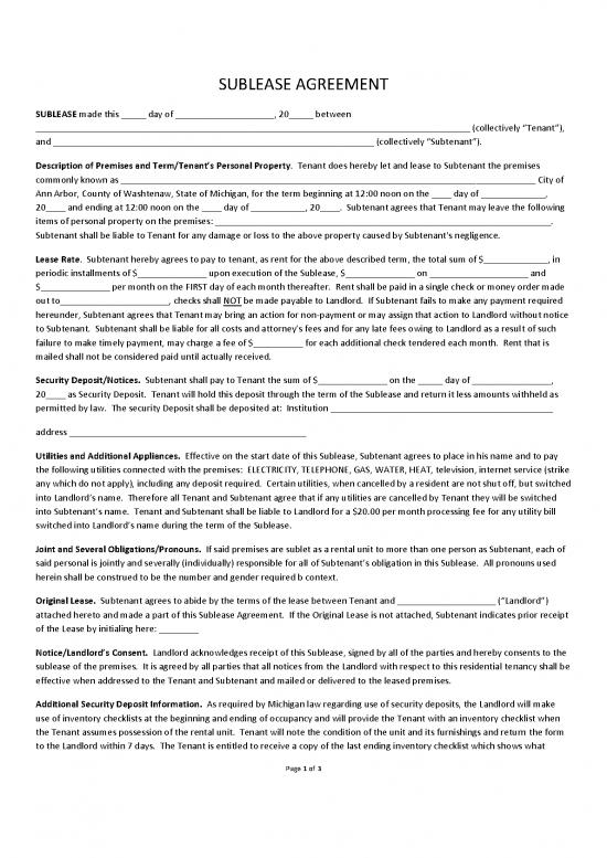 picture_Lease Agreement Template 202077 | Sublease Agreement Template 39