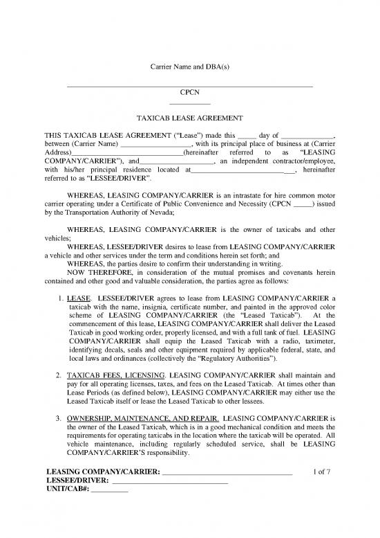 picture1_Lease Agreement Template 201967 | Taxicableaseagreement Ntatemplate