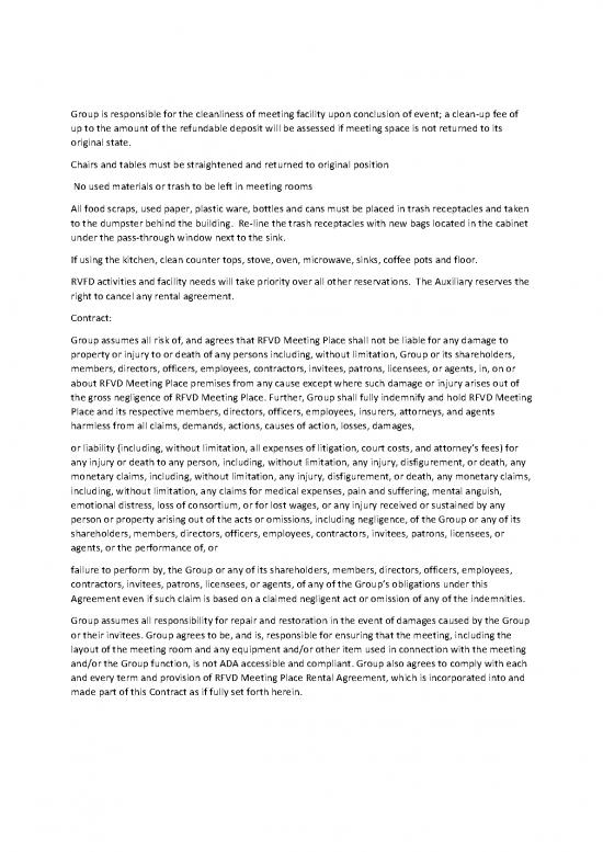 Agreement Contract Sample 202103 Meeting Room Rental Agreement And