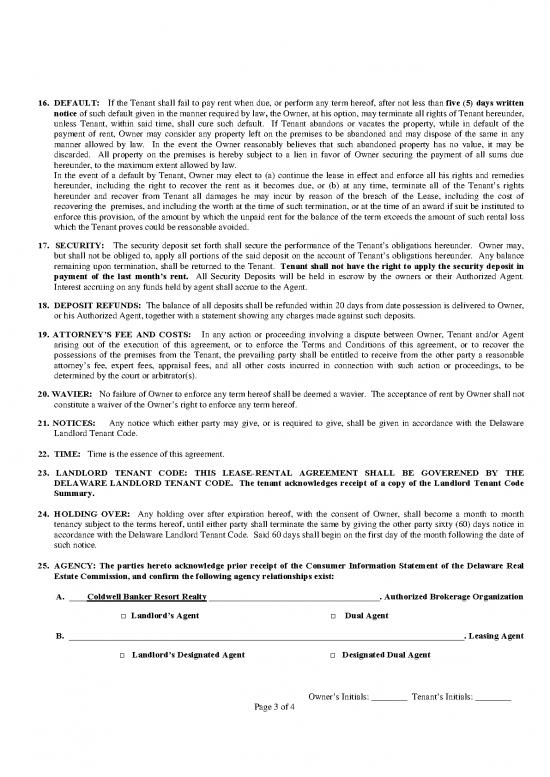 Lease Agreement Template 202532 | Year Round Lease Agreement