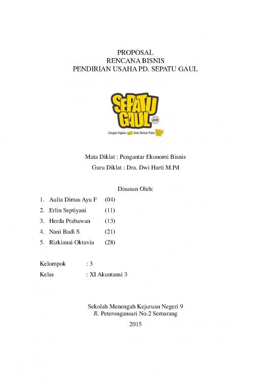 picture File - Proposal Usaha Id 23104 | 03 Pendirian Usaha Pd Sepatu Gaul