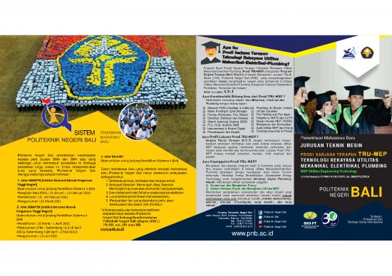 Download File PDF - File - Mekanikal Elektrikal Id 21544 - Brosur Ps Tru Me Pnb 2021 Mep