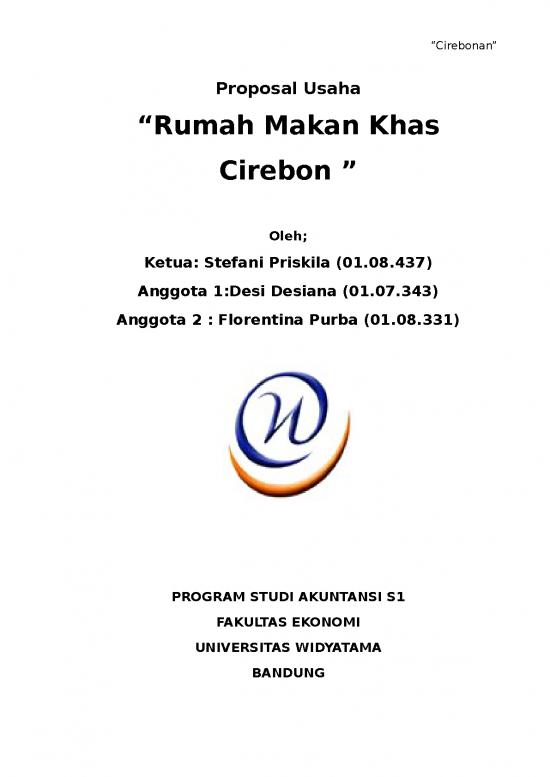 picture File - Proposal Usaha Id 23162 | Bussines Plan Rumah Makan Cirebonan