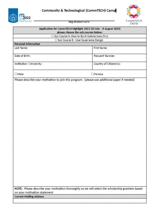 picture1_Camp Registration Form Id 23809 | Commtech Camp Highlight 2022 Registration Form