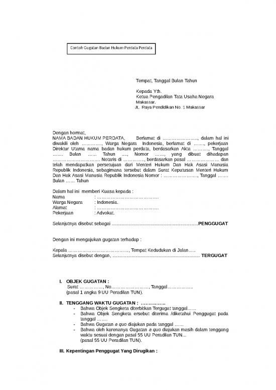 picture_File - Hukum Perdata Id 22155 | Contoh Gugatan Badan Hukum Perdata