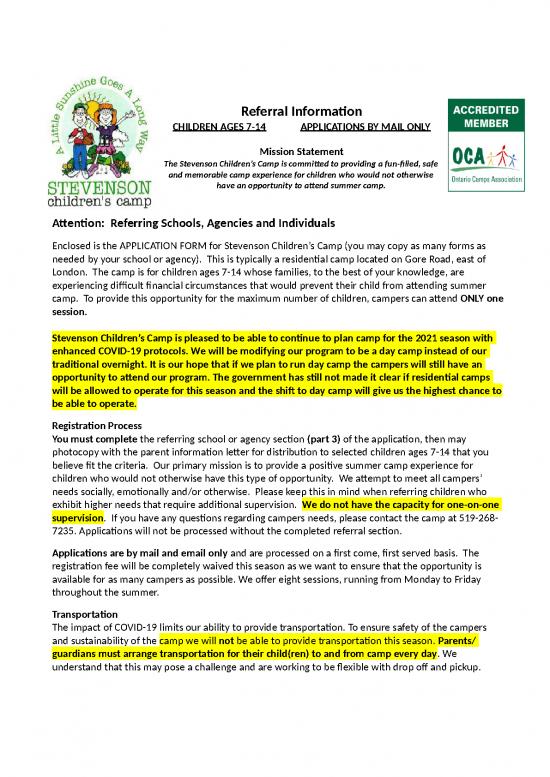 picture_Summer Camp Template Free Download 23728 | Day Camp Registration And Referral Package 2021