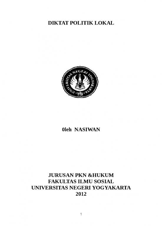 picture_Contoh Studi Pustaka 21352 | Diktat Politik Lokal 2