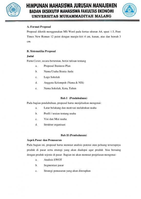 picture Motivasi 23105 | Format Proposal Bp