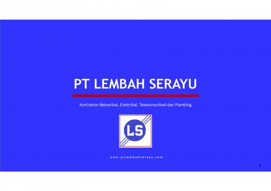 Download File PDF - File - Mekanikal Elektrikal Id 21549 - Lembah Serayu Terbaru 2021