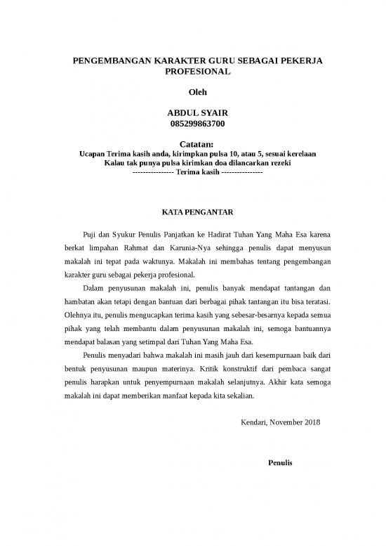 picture Pengembangan Karakter Guru Sebagai Pekerja Profesional
