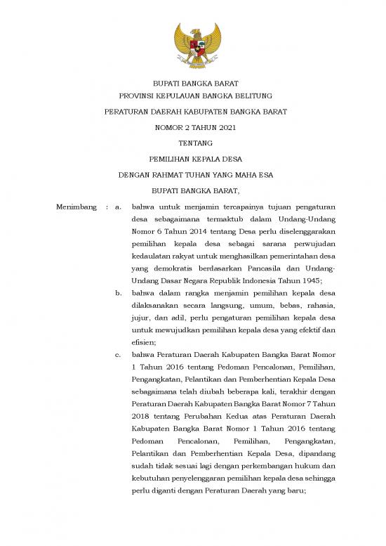 picture_Pilkades - Pemilihan Kepala Desa Id 21278 | Perda No 2 Tahun 2021 Ttg Pemilihan Kepala Desa