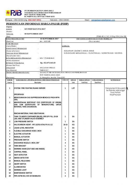 picture File - Mekanikal Elektrikal Id 21514 | Pihp   System  Fire Fighting Ruang Server